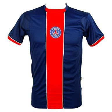 Blue and Red Clothing Logo - PSG - Official PSG Men's Football Jersey - Blue, Red: Amazon.co.uk ...