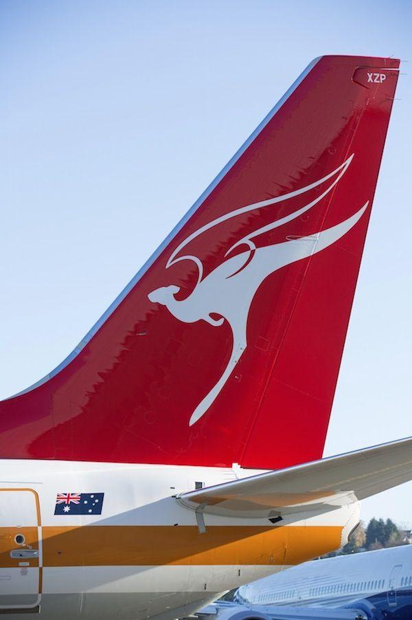 Kangaroo Airline Logo - Qantas goes retro to celebrate flying kangaroo logo's 70th birthday