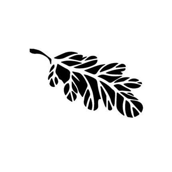Fall Leaf Logo - Fall Leaf logo outline laptop cup decal SVG Digital Download | Etsy