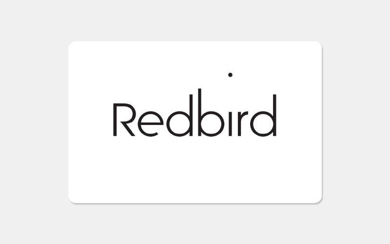 White with Red Bird Logo - Gift Cards from Redbird | Located in Historic DTLA