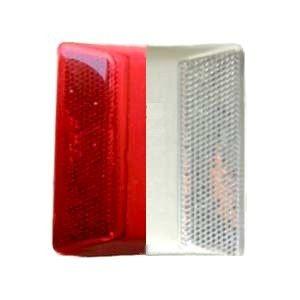 Red White Road Logo - Road Pavement Marker or Road Reflector -921-AR-C-RW Red-White ...
