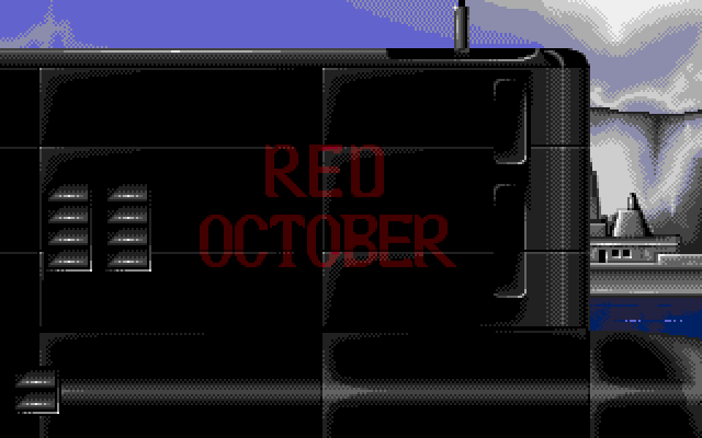 Red October Title Logo - The Hunt for Red October Screenshots for Amiga