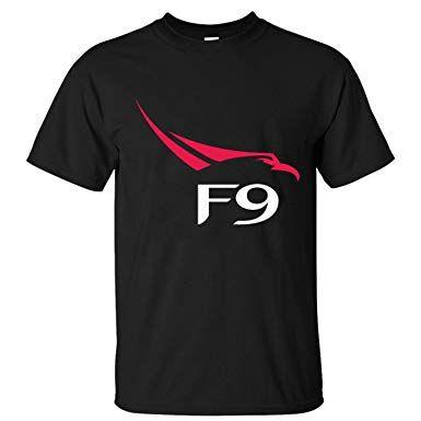 SpaceX F9 Logo - Kilers Men's Spacex Falcon 9 Logo Cool T-shirts: Amazon.co.uk: Clothing