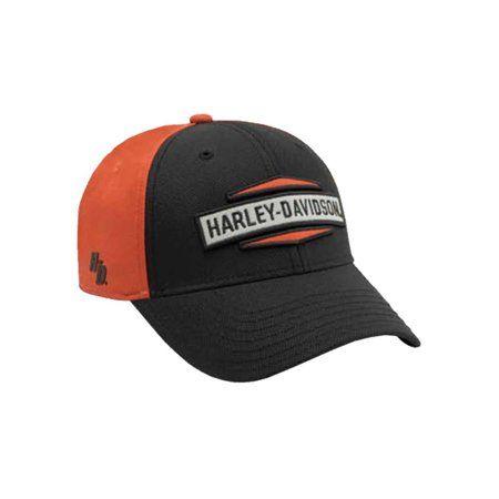 Famous Orange Hexagon Logo - Harley Davidson Davidson Men's Embroidered HD Hexagon