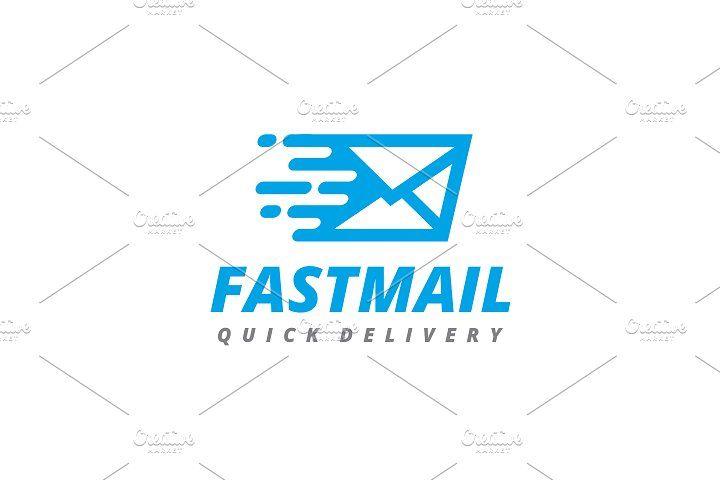 Fastmail Logo - Fast Mail Logo Logo Templates Creative Market