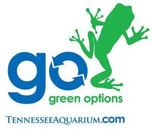 Blue and Green Sign Logo - Green Practices | Tennessee Aquarium