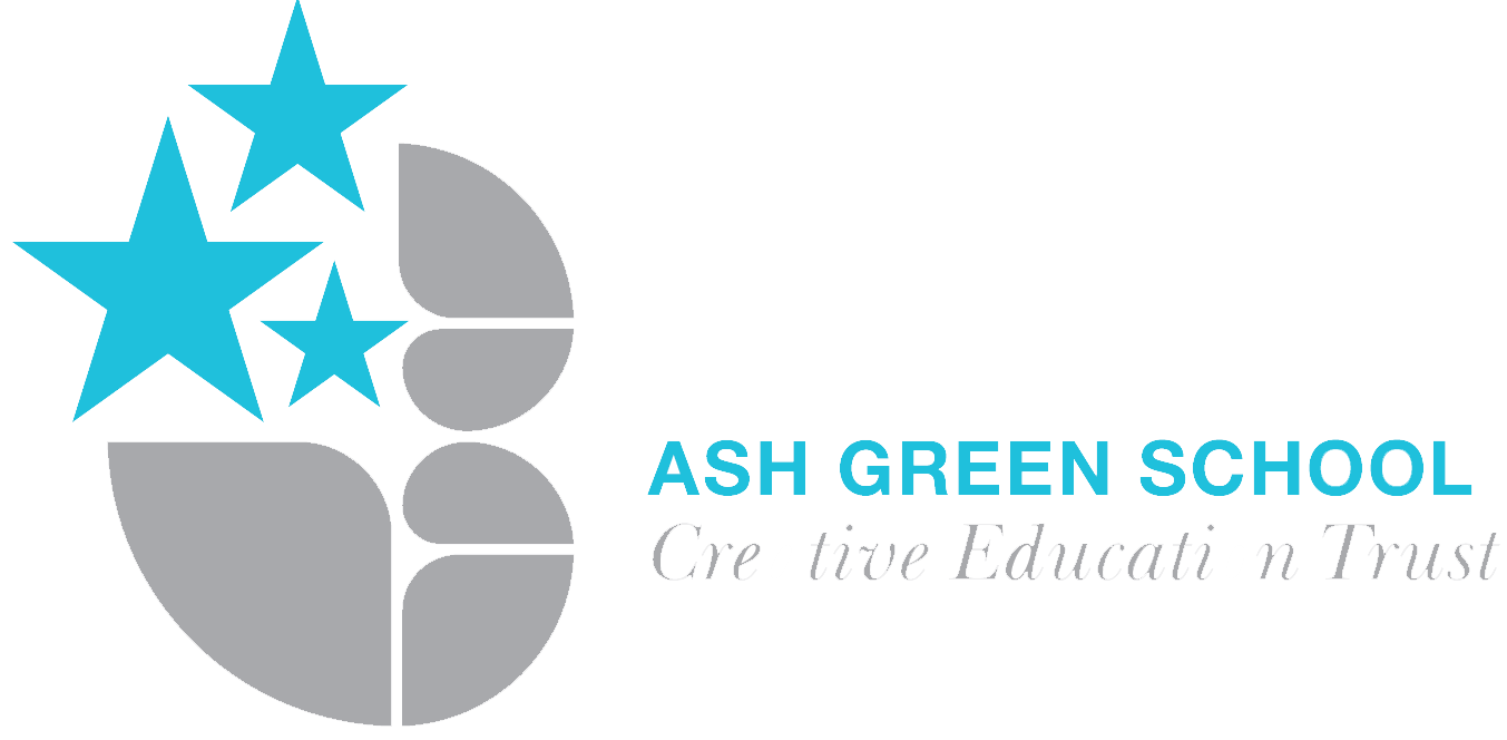 Blue and Green Sign Logo - Ash Green Academy – A Creative Education Trust Academy