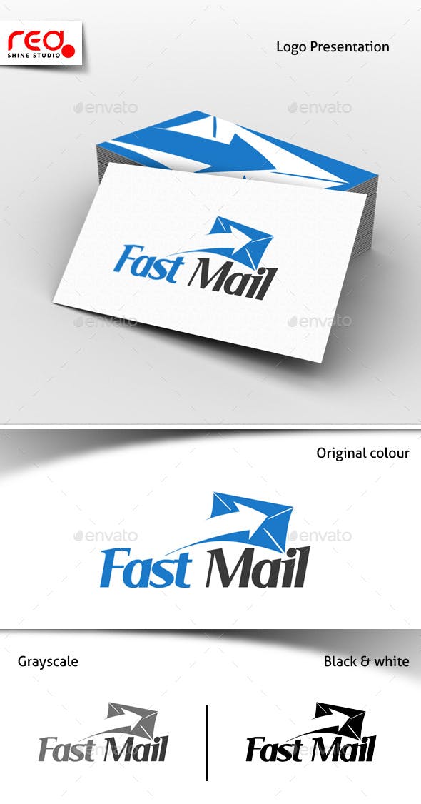 Fastmail Logo - Fast Mail Logo Template by redshinestudio | GraphicRiver