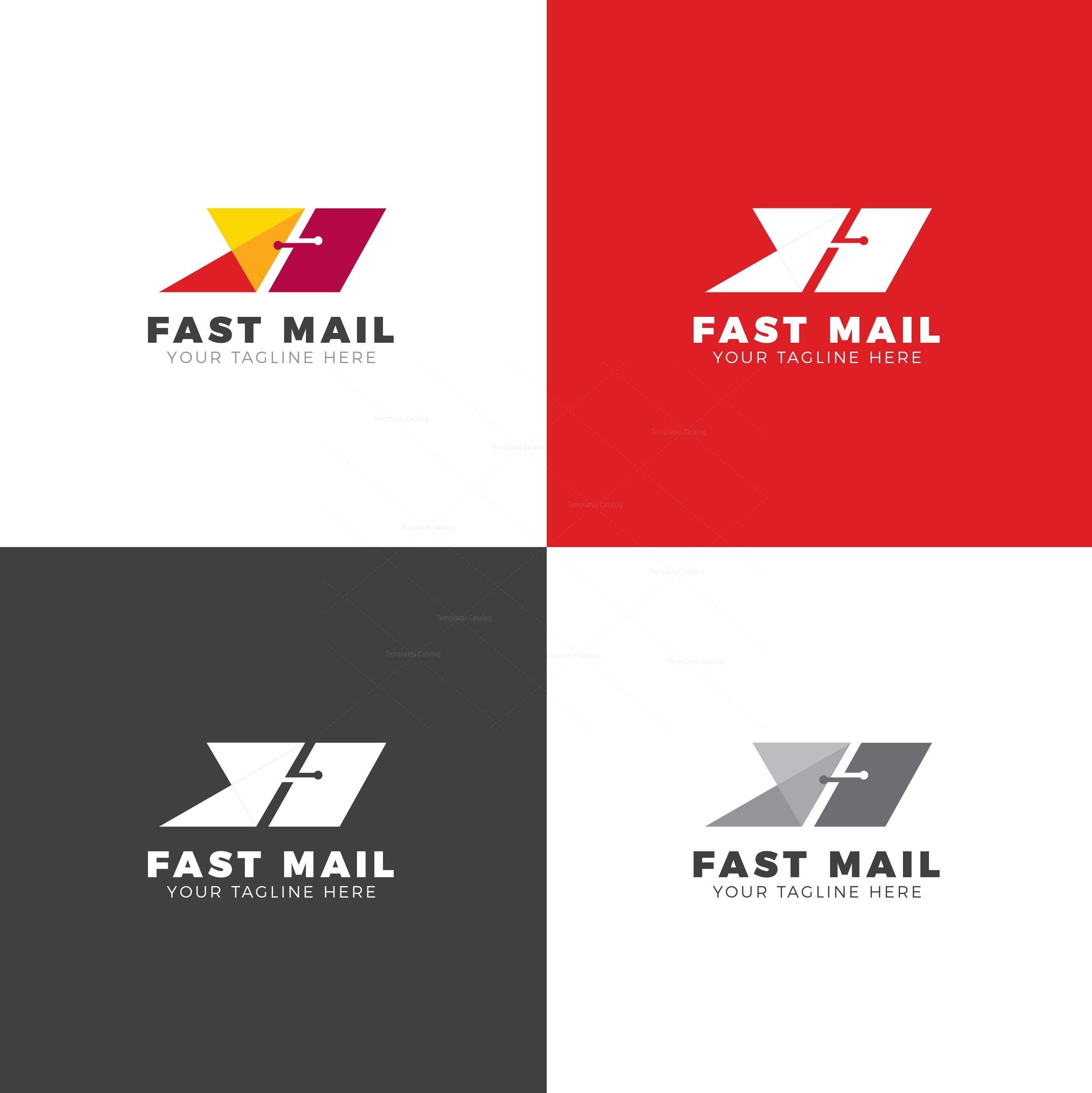 Fastmail Logo - Fast Mail Creative Logo Design Template 001742 - Template Catalog