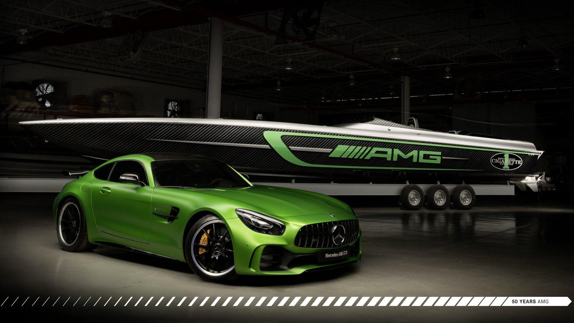 Mercedes AMG GTR Logo - Mercedes-AMG GT R Cigarette Racing boat has a pleasure key fob