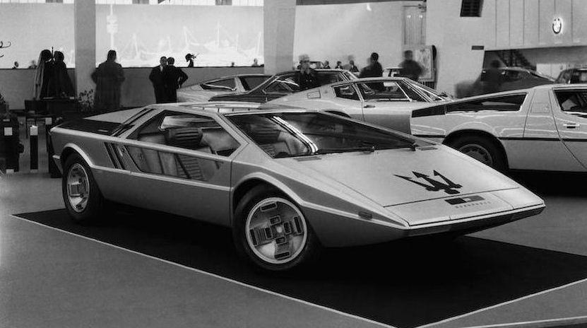 Car with 2 Boomerangs Logo - Maserati Boomerang Concept Will Be Auctioned In September