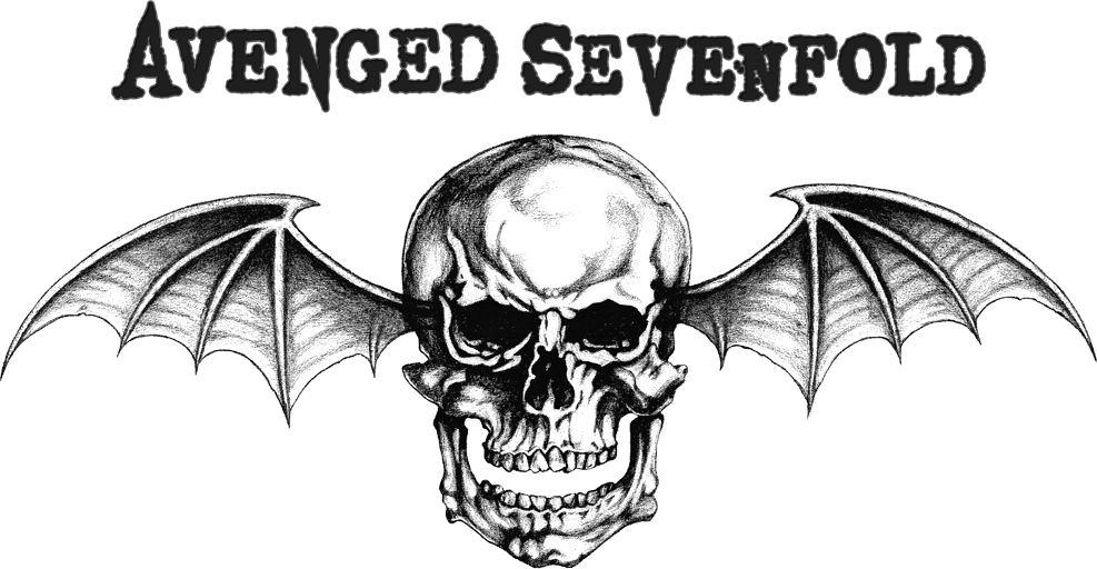 Avenged Sevenfold Black and White Logo - Avenged Sevenfold (band) | YDG Music Wikia | FANDOM powered by Wikia