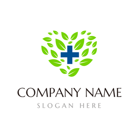 Blue and Green Sign Logo - Free Medical & Pharmaceutical Logo Designs | DesignEvo Logo Maker