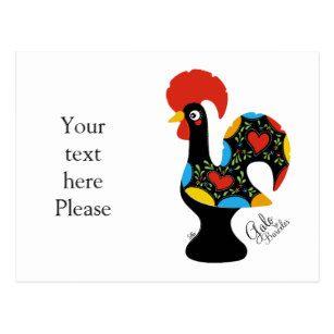 Famous Rooster Logo - Famous Rooster Of Barcelos Postcards | Zazzle