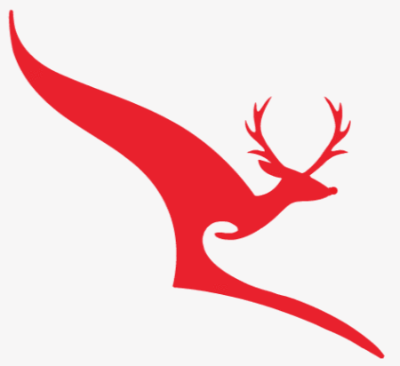 Kangaroo Airline Logo - Who needs reindeer when you have kangaroos? | CyberText Newsletter