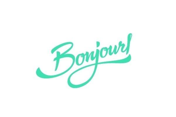 Bonjour Logo - Best Bonjour Typography Akhmatov Studio Surfboards image