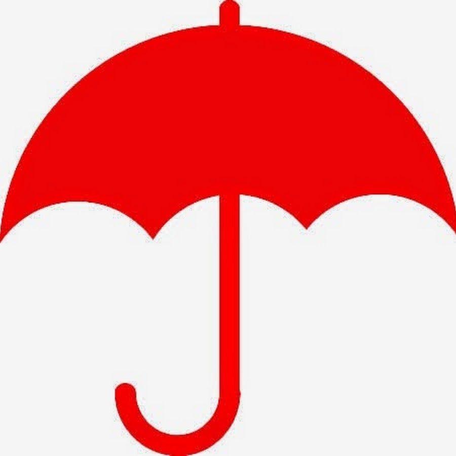 Red Umbrella Outline Logo - Jing Jung