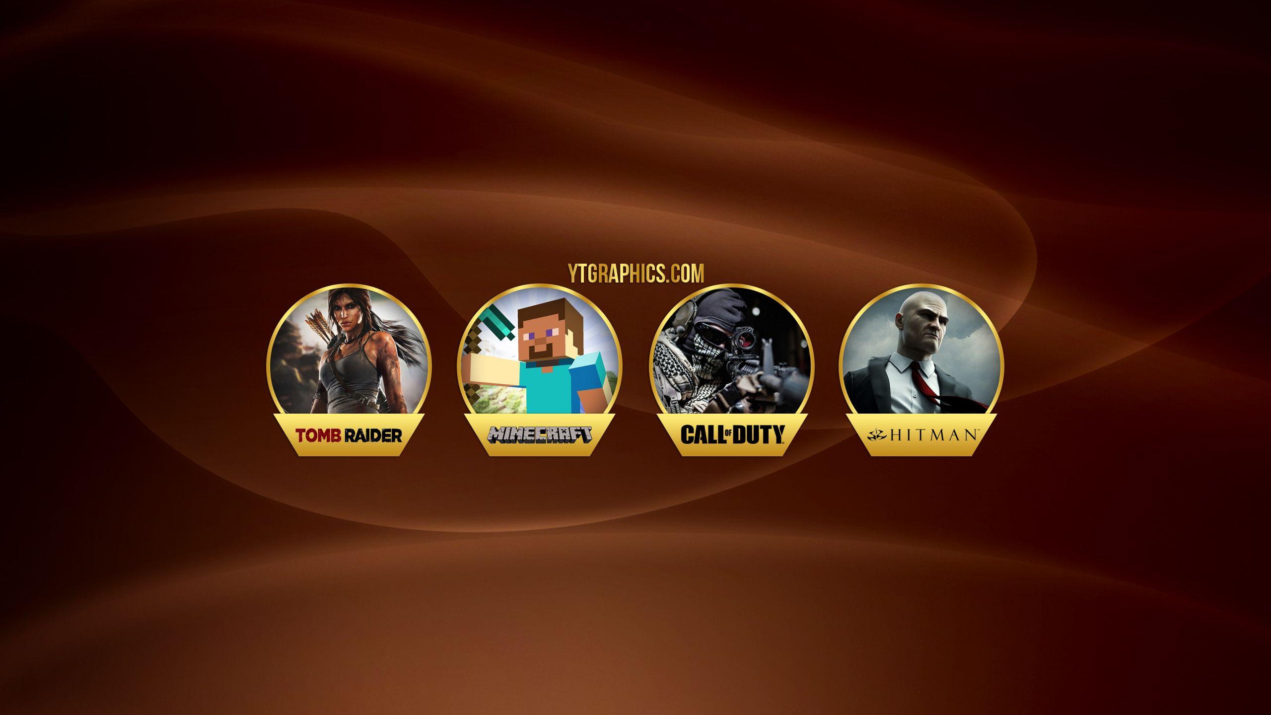 Minecraft YouTube Channel Logo - Mix: Tomb Raider, Minecraft, Call of Duty, Hitman Channel