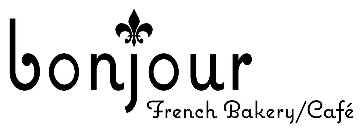 Bonjour Logo - Bonjour French Bakery / Café
