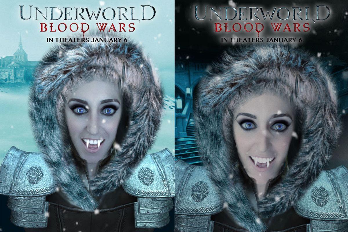 Underworld Vampire Logo - This 'Underworld' Snapchat Ad Is A 360-Degree Vampire Lens | Digital ...