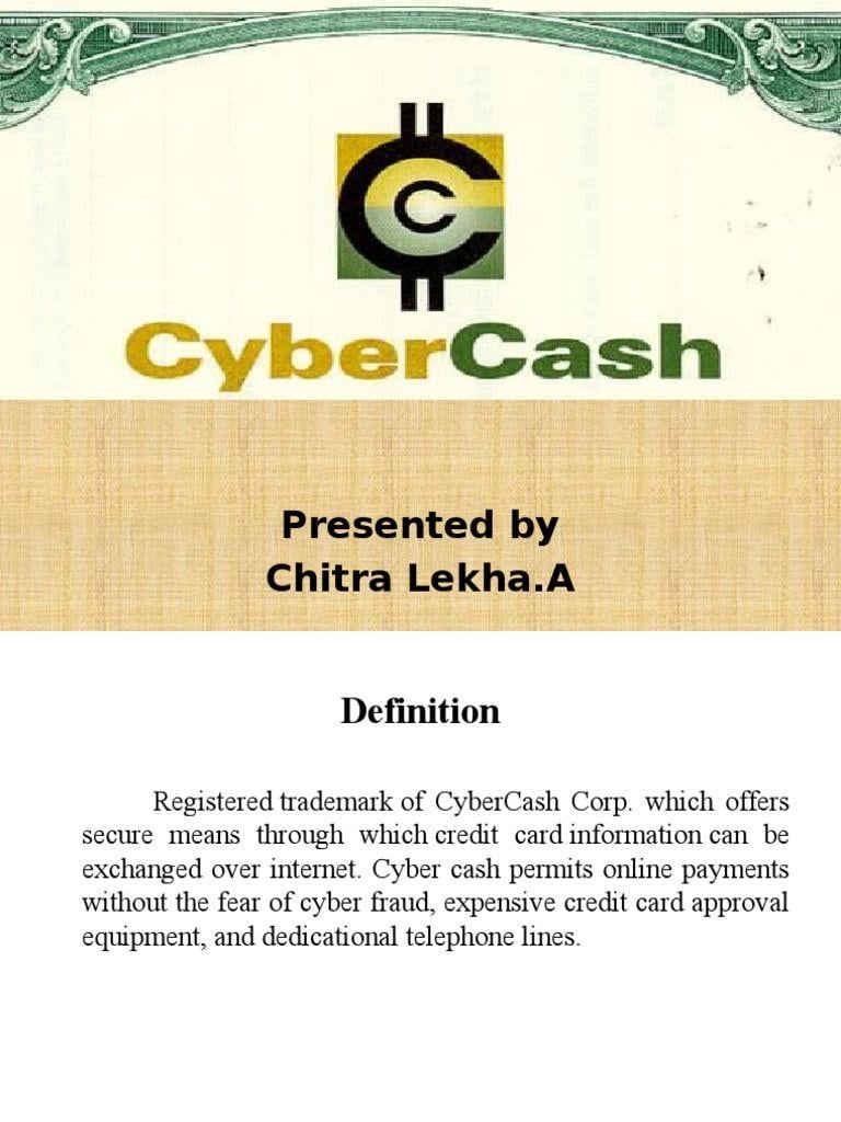 CyberCash Logo - cybercash-130222130455-phpapp02 | Credit Card | Financial Transaction