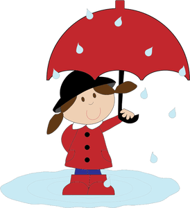 Red Umbrella Outline Logo - rain umbrella clip art free. Public domain vectors