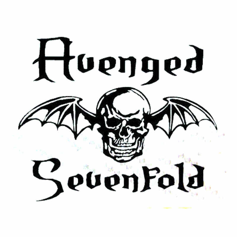Avenged Sevenfold Black and White Logo - Detail Feedback Questions about 13.5cm*11cm Creative Avenged ...