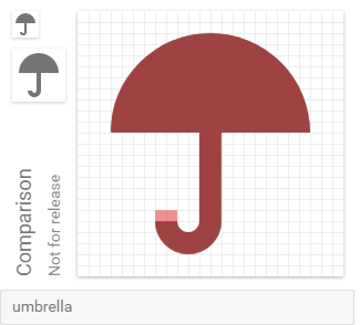 Red Umbrella Outline Logo - Update Icons Umbrella And Umbrella Outline · Issue