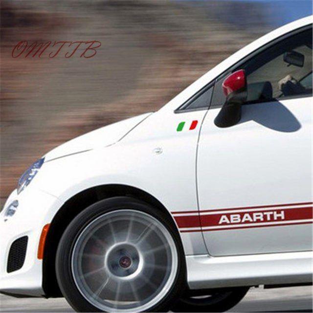 Italian Flag Car Logo - Online Shop 2pcs Italian Italy Flag Stickers Fender Badge Emblems