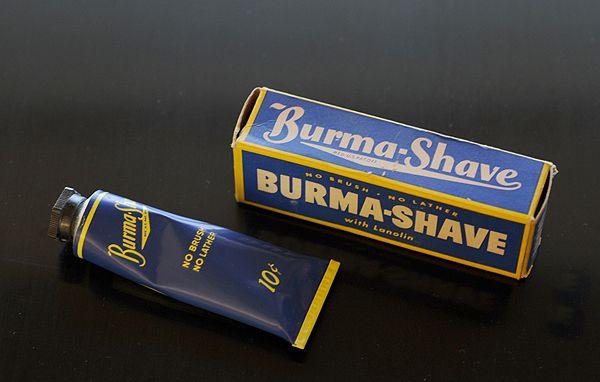 Burma Shave Logo - Burma Shave