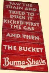 Burma Shave Logo - 75 Best Burma Shave images | Shaving, Route 66, Vintage signs