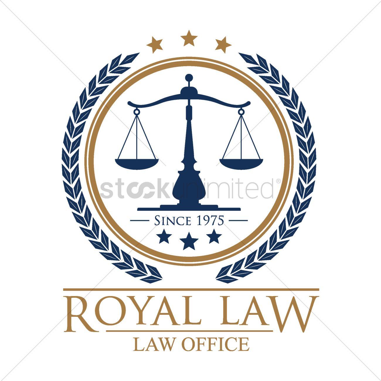 Law Logo - Royal law logo element Vector Image - 1982928 | StockUnlimited