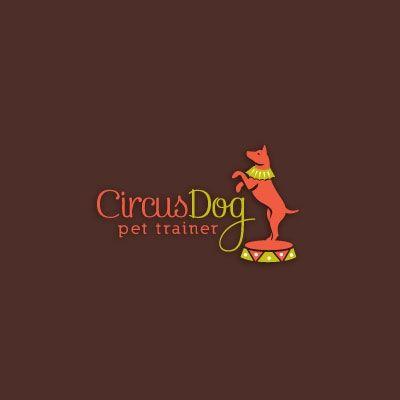 Maroon Dog Logo - Circus Dog. Logo Design Gallery Inspiration