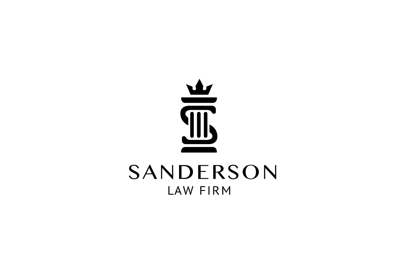Law Logo - Sanderson Law Firm Logo Design – Letter S, and Letter R Monogram ...