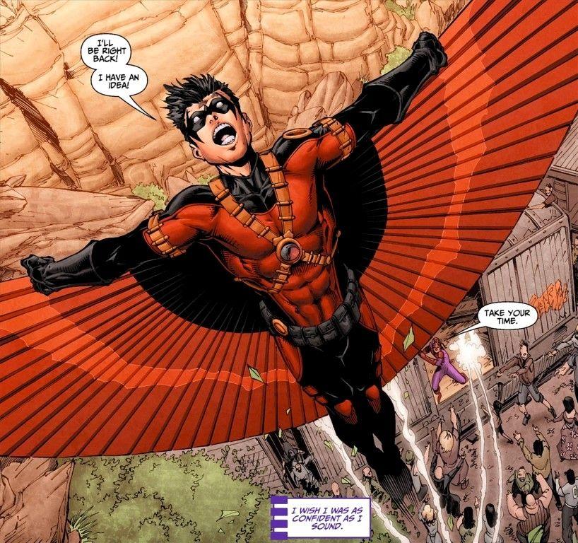 Red Robin DC Logo - Red Robin's Glider Cape | DC Database | FANDOM powered by Wikia