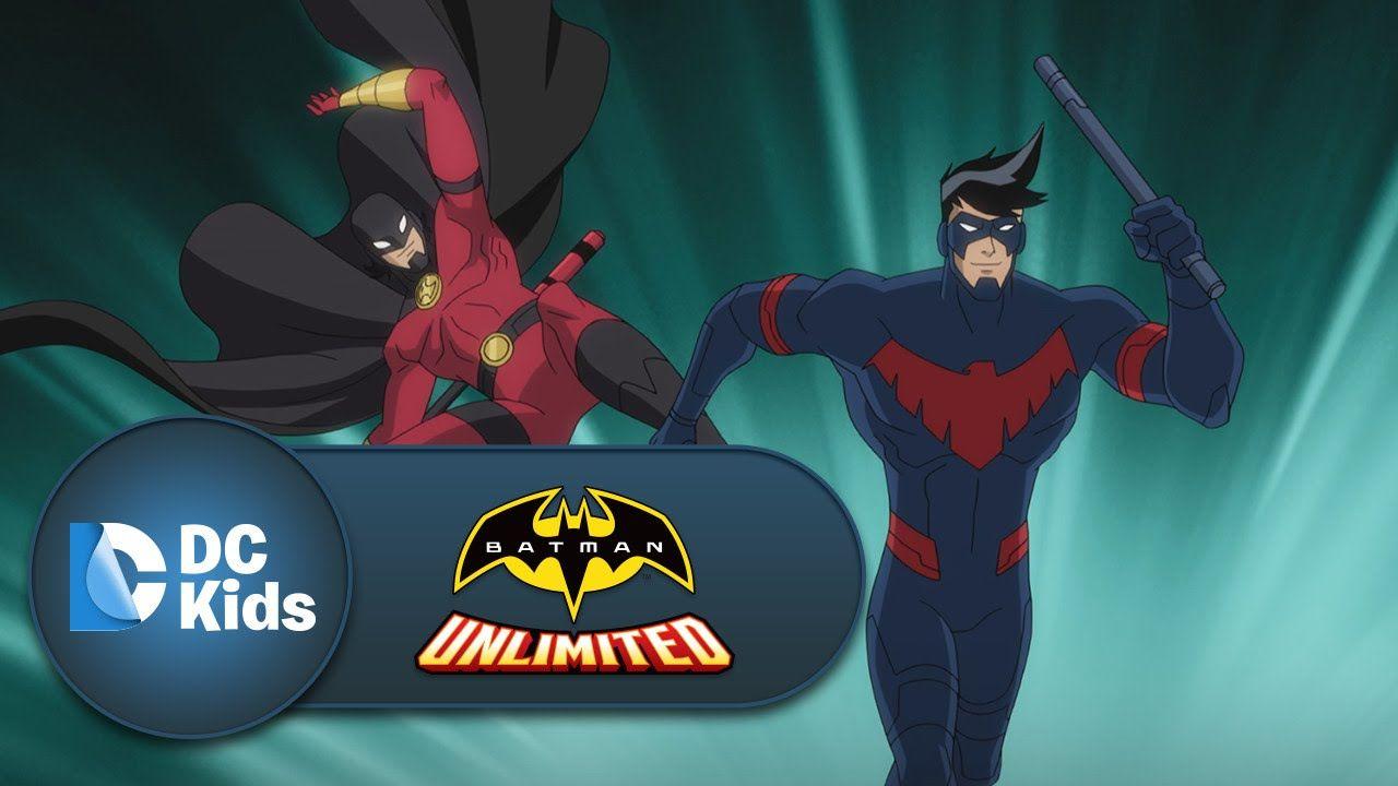 Red Robin DC Logo - Nightwing and Red Robin vs. Silverback | Batman Unlimited | DC Kids ...