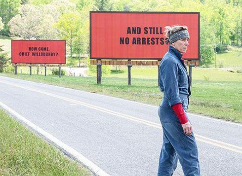 Burma Shave Logo - Three Billboards