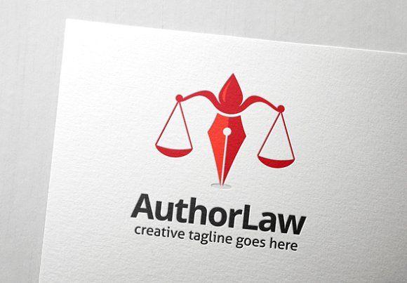 Law Logo - Author Law Logo Logo Templates Creative Market