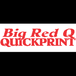 Big Red Q Logo - Big Red Q QuickPrint Services Merle Hay Rd, Des