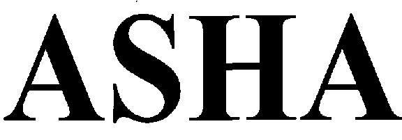 Asha Logo - Asha (logo)™ Trademark