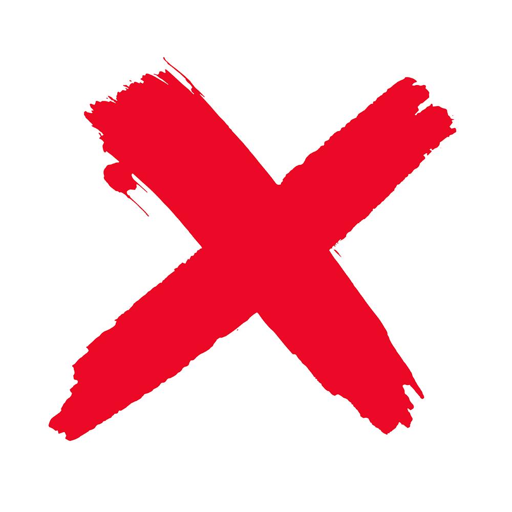 Red X Logo - 3