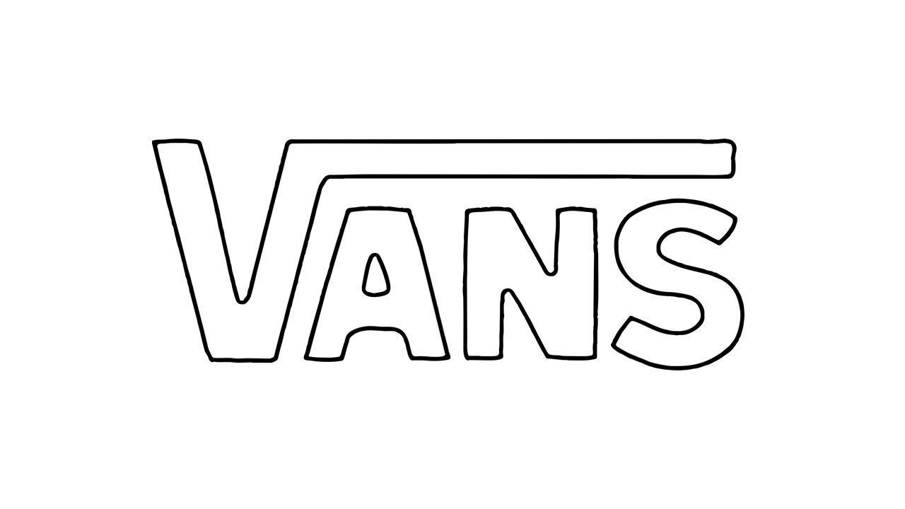 White Vans Logo - How to Draw the Vans Logo - YouTube