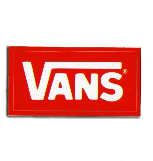 White Vans Logo - Vans red and white logo