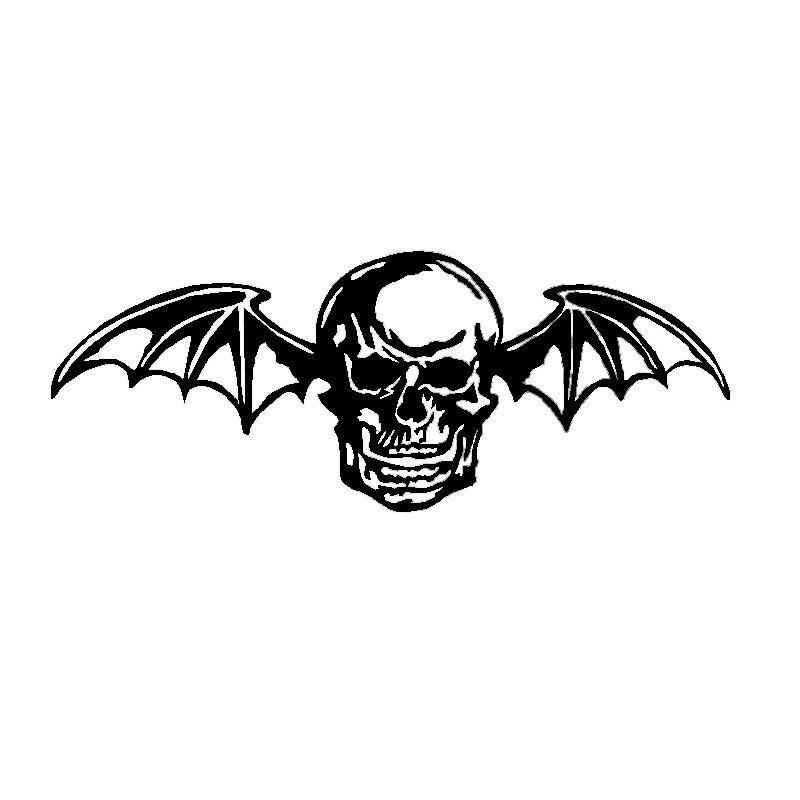 Avenged Sevenfold Black and White Logo - Wholesale Car Sticker Avenged Sevenfold Jdm Vinyl Decals Glass