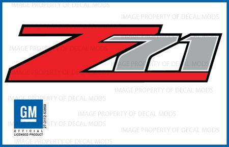 Chevy Z71 Logo - 2007 - 2013 Chevrolet Silverado Z71 decals - F - 1500 2500 GM HD ...