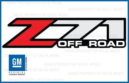 Chevy Z71 Logo - set of 2 - Z71 Offroad 01-06 sticker decal Parts Chevy Silverado GMC ...
