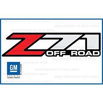 Chevy Z71 Logo - Amazon.com: Chevy Silverado Z71 Off Road decals stickers - F (2001 ...