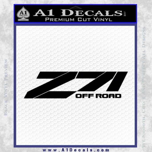 Chevy Z71 Logo - Z71 Decal Sticker Chevy DS A1 Decals