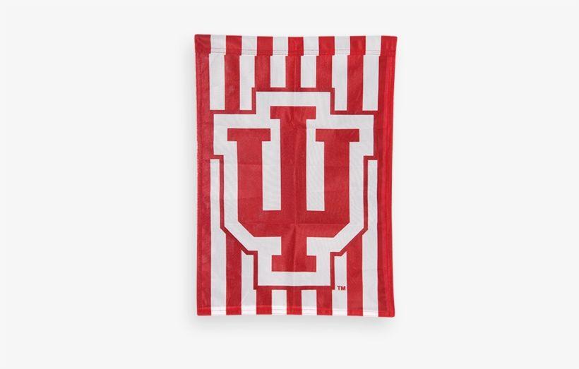 Indiana University Sports Logo - Image For Iu Candy Strip Garden Flag University Baseball