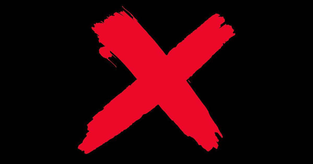 Red X Logo LogoDix
